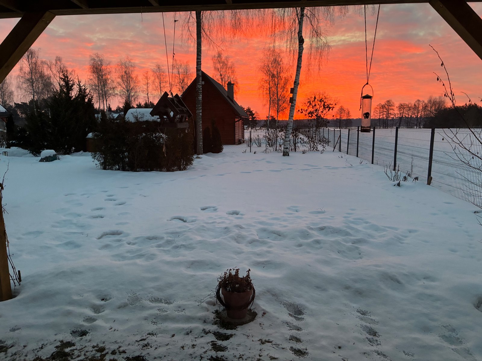 Zachód słońca na Mazurach